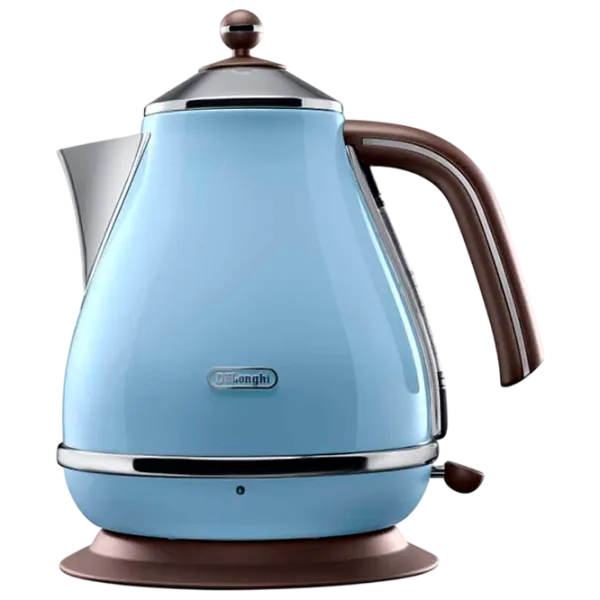 Электрочайник DeLonghi KBOV 2001 AZ 1.7л / Скрытый / Sky Blue photo 1