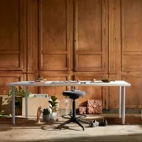 Офисный стол Ikea Lagkapten/Olov ДСП/ Белый photo 3