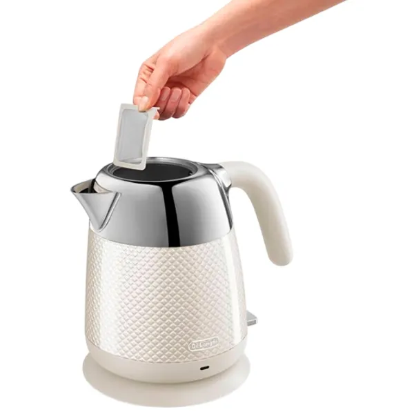 Ceainic electric DeLonghi KBL 2001 W 1.6l / Ascuns / Ivory photo 3