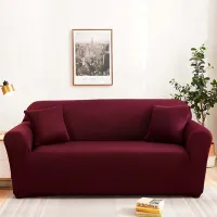 Husă Relaxe Home Solid Sofa Cover Bordo / Spandex