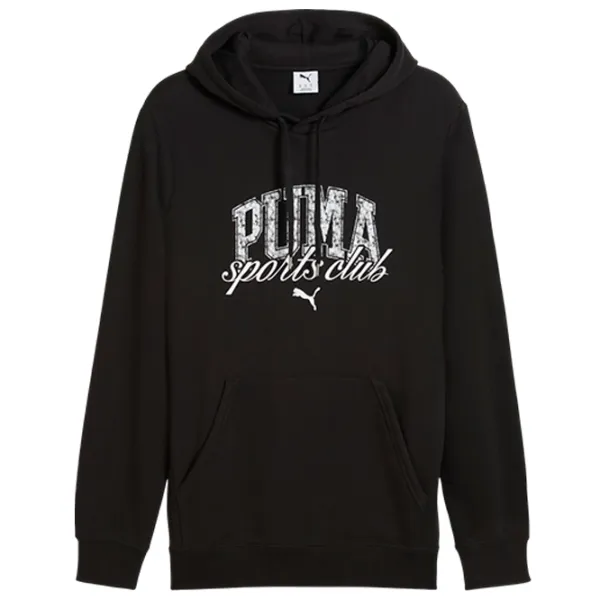 Hanorac pentru bărbați Puma Class Terry  Drept / Black photo 1