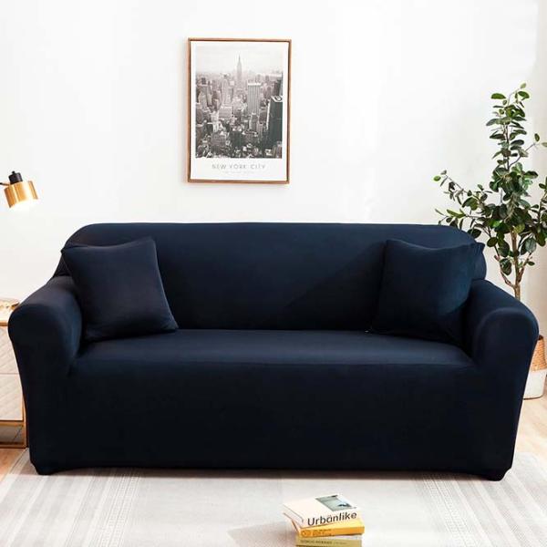 Чехол Relaxe Home Solid Sofa Cover Тёмно синий / Спандекс photo 1 Чехол Relaxe Home Solid Sofa Cover Тёмно синий / Спандекс photo 1