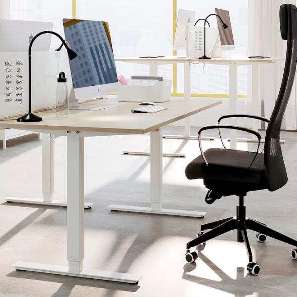 Masă de birou Ikea Trotten PAL/ White photo 3