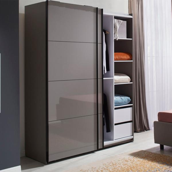 Шкаф Ambianta Space 220 x 62см x 225 / ДСП / Серый photo 4 Шкаф Ambianta Space 220 x 62см x 225 / ДСП / Серый photo 4