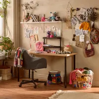 Офисный стол Ikea Lagkapten/Adils ДСП/ Дуб Сонома photo 2