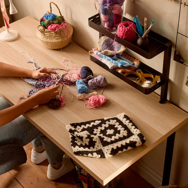 Masă de birou Ikea Lagkapten/Adils PAL/ Stejar Sonoma photo 3