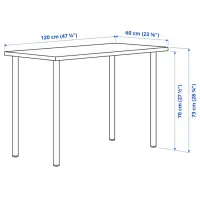 Офисный стол Ikea Lagkapten/Adils ДСП/ Дуб Сонома photo 6