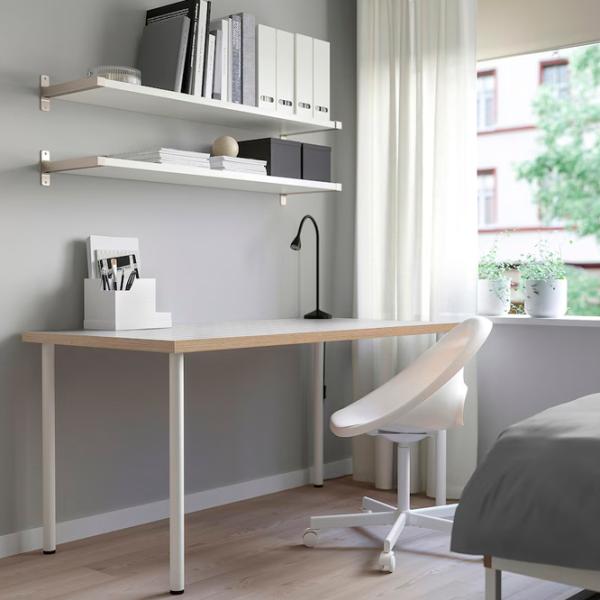 Офисный стол Ikea Lagkapten/Adils ДСП/ Антрацит photo 4 Офисный стол Ikea Lagkapten/Adils ДСП/ Антрацит photo 4