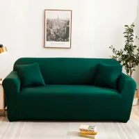 Husă Relaxe Home Solid Sofa Cover Green / Spandex