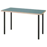 Офисный стол Ikea Lagkapten/Adils ДСП/ Аквамариновый