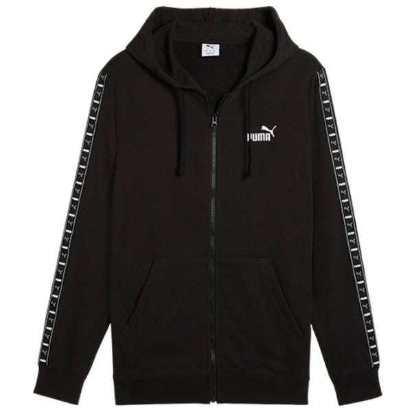 Hanorac pentru bărbați Puma Ess Tape Full-Zip Terry  Drept / Black photo 1 Hanorac pentru bărbați Puma Ess Tape Full-Zip Terry  Drept / Black photo 1