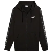 Толстовка для мужчин Puma Ess Tape Full-Zip Terry  Прямой / Черный