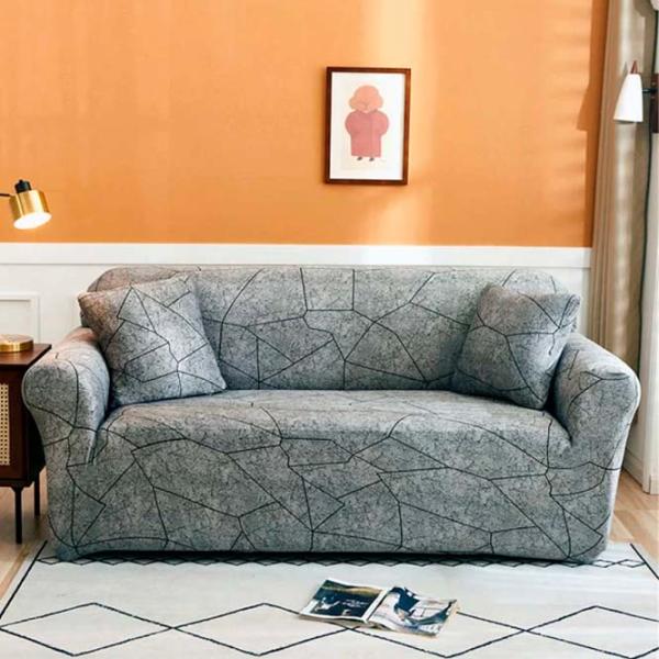 Чехол Relaxe Home Solid Sofa Cover Based grey / Спандекс photo 1 Чехол Relaxe Home Solid Sofa Cover Based grey / Спандекс photo 1