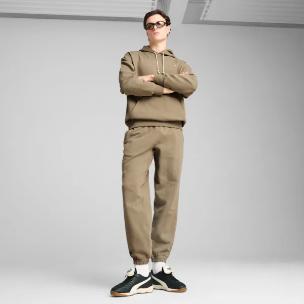 Hanorac pentru bărbați Puma MMQ  Drept / Light Brown photo 5