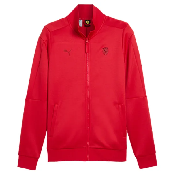 Jachetă sport pentru bărbați Puma Ferrari Race Tonal Track L / Red photo 1 Jachetă sport pentru bărbați Puma Ferrari Race Tonal Track L / Red photo 1