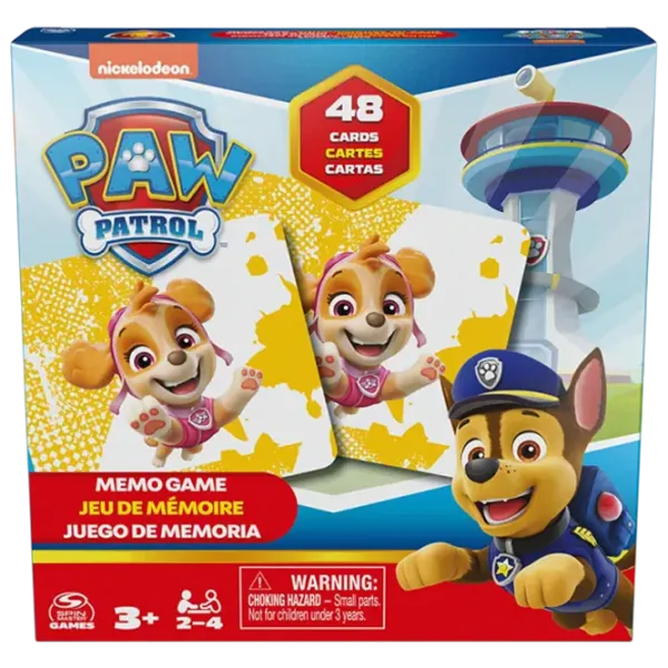 Настольная игра Spin Master MEMO Puppy Patrol  4+/ Игральные карты photo 1 Настольная игра Spin Master MEMO Puppy Patrol  4+/ Игральные карты photo 1