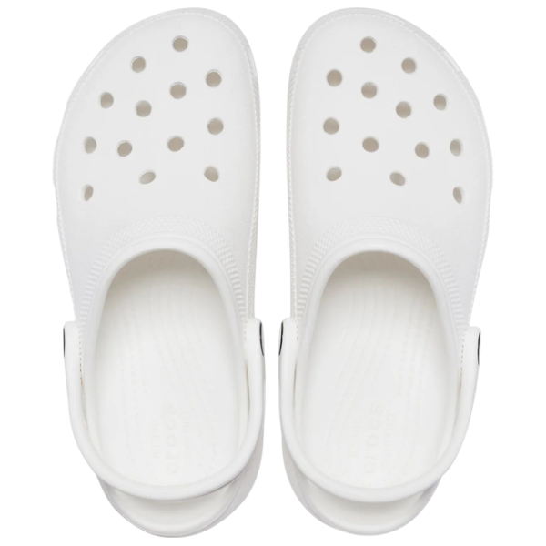 Saboți pentru femei Crocs Classic Platform Clog W 36 - 37 / White photo 2