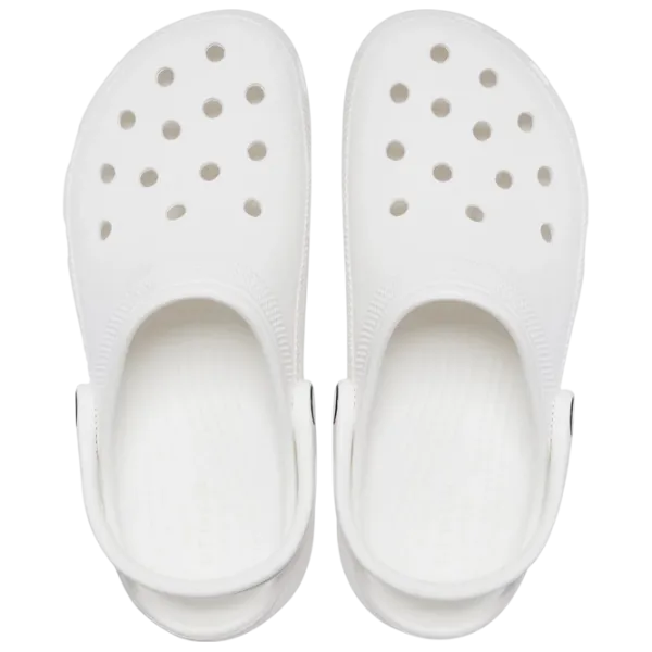 Saboți pentru femei Crocs Classic Platform Clog W 39 - 40 / White photo 2
