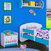 Тумбочки Happy Babies SZN02 44 x 40 x 34см / ЛДСП / Синий photo 3