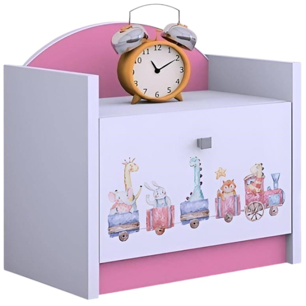 Тумбочки Happy Babies SZN02 44 x 40 x 34см / ЛДСП / Pink photo 1