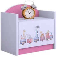 Noptiere Happy Babies SZN02 44 x 40 x 34 / PAL / Pink