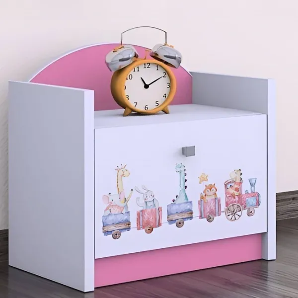 Тумбочки Happy Babies SZN02 44 x 40 x 34см / ЛДСП / Pink photo 2
