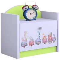 Noptiere Happy Babies SZN02 44 x 40 x 34 / PAL / Green