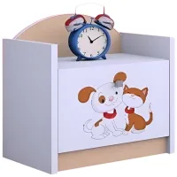 Noptiere Happy Babies SZN02 44 x 40 x 34 / PAL / Light Pear