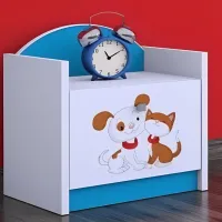 Тумбочки Happy Babies SZN02 44 x 40 x 34см / ЛДСП / Синий photo 2