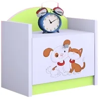 Noptiere Happy Babies SZN02 44 x 40 x 34 / PAL / Green