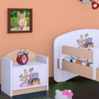 Тумбочки Happy Babies SZN02 44 x 40 x 34см / ЛДСП / Light Pear photo 3