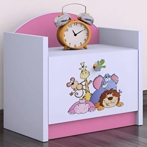 Тумбочки Happy Babies SZN02 44 x 40 x 34см / ЛДСП / Pink photo 3 Тумбочки Happy Babies SZN02 44 x 40 x 34см / ЛДСП / Pink photo 3