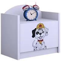 Noptiere Happy Babies SZN02 44 x 40 x 34 / PAL / White