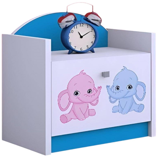 Noptiere Happy Babies SZN02 44 x 40 x 34 / PAL / Blue photo 1 Noptiere Happy Babies SZN02 44 x 40 x 34 / PAL / Blue photo 1