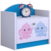 Noptiere Happy Babies SZN02 44 x 40 x 34 / PAL / Blue