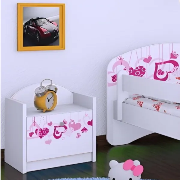 Тумбочки Happy Babies SZN02 44 x 40 x 34см / ЛДСП / White photo 3