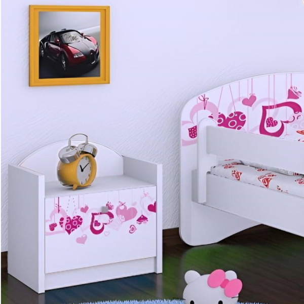 Тумбочки Happy Babies SZN02 44 x 40 x 34см / ЛДСП / White photo 3