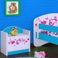 Тумбочки Happy Babies SZN02 44 x 40 x 34см / ЛДСП / Синий photo 3
