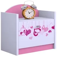 Noptiere Happy Babies SZN02 44 x 40 x 34 / PAL / Pink