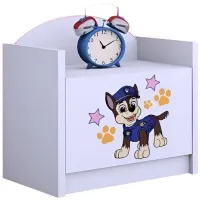 Noptiere Happy Babies SZN02 44 x 40 x 34 / PAL / White