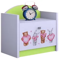 Noptiere Happy Babies SZN02 44 x 40 x 34 / PAL / Green