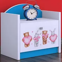 Тумбочки Happy Babies SZN02 44 x 40 x 34см / ЛДСП / Синий photo 3