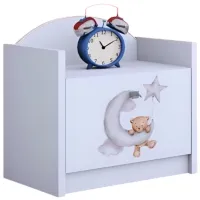 Noptiere Happy Babies SZN02 44 x 40 x 34 / PAL / White