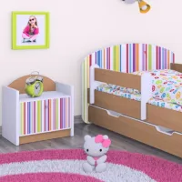 Тумбочки Happy Babies SZN02 44 x 40 x 34см / ЛДСП / Бежевый photo 3