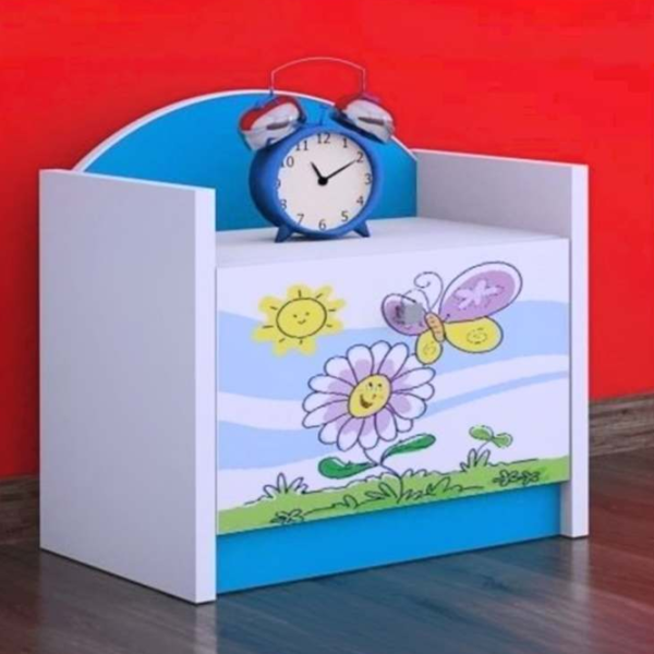 Noptiere Happy Babies SZN02 44 x 40 x 34 / PAL / Blue photo 2