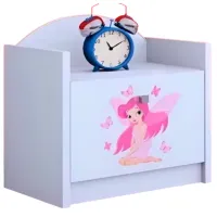 Noptiere Happy Babies SZN02 44 x 40 x 34 / PAL / White