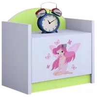 Noptiere Happy Babies SZN02 44 x 40 x 34 / PAL / Pastel Green