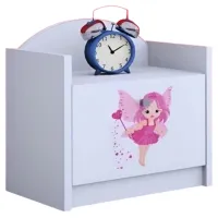 Noptiere Happy Babies SZN02 44 x 40 x 34 / PAL / White