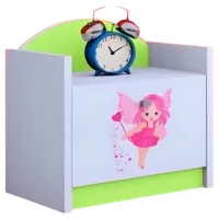 Noptiere Happy Babies SZN02 44 x 40 x 34 / PAL / Pastel Green