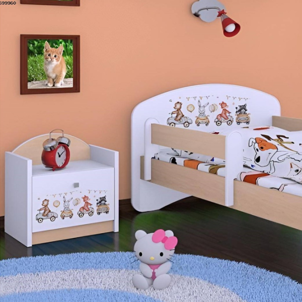 Noptiere Happy Babies SZN02 44 x 40 x 34 / PAL / Light Pear photo 3 Noptiere Happy Babies SZN02 44 x 40 x 34 / PAL / Light Pear photo 3